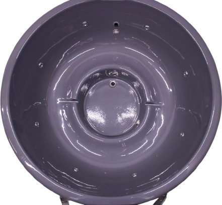 Balia ogrodowa Baseline Ø200 – klasyczna wersja bez systemu masażu z piecem zewnętrznym