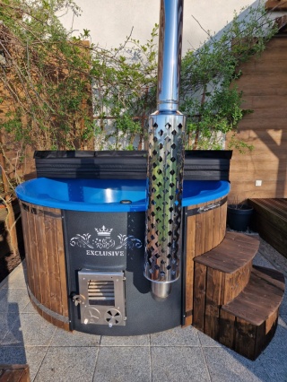 Balia ogrodowa Premium Line Ø225 – wersja z hydromasażem i masażem powietrznym